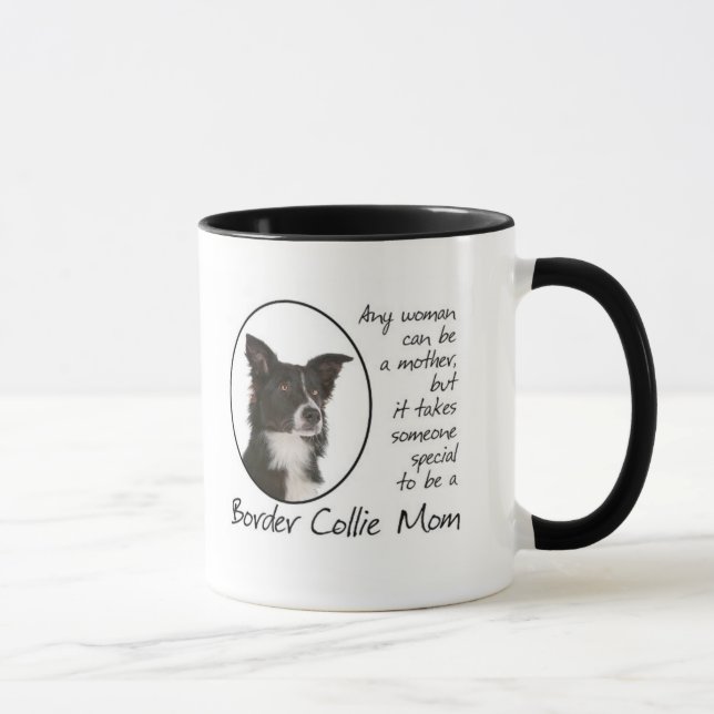 Border Collie Mum Mug (Right)