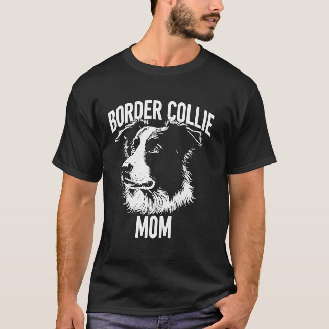 Border Collie Mum T-Shirt (Front)