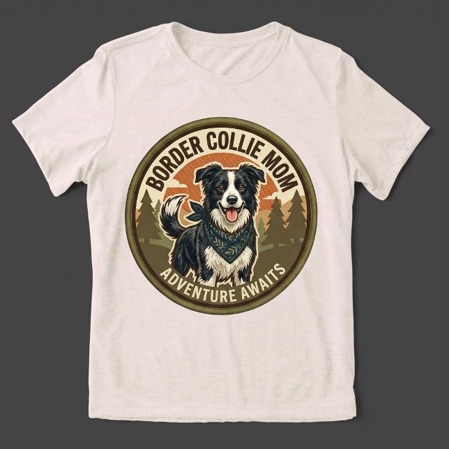 Border Collie Mum Tri-blend Tee | BC Dog Mum Gift (Creator Uploaded)