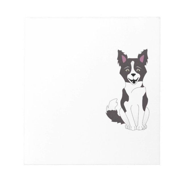 Border Collie Notepad (Front)