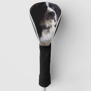 border collie p2 golf head cover