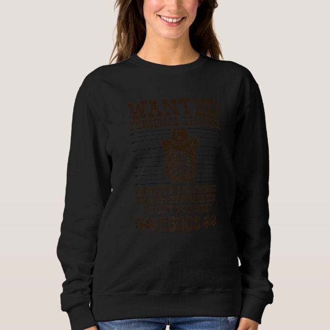 Border Collie Personal Stalker Dog Walker Dog Trai Sweatshirt (Front)