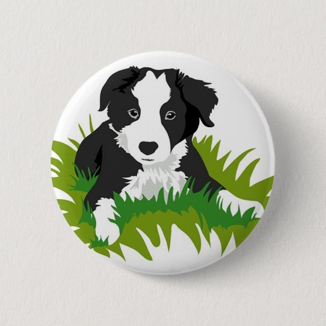 Border Collie Pin (Front)