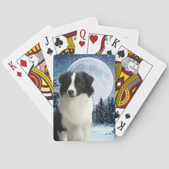 Border Collie Playing Cards (Back)