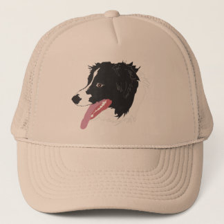 Border Collie Portrait Hat
