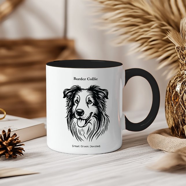 Border Collie Portrait Mug (Creator Uploaded)