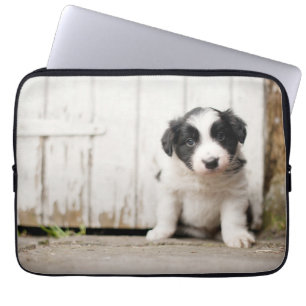 Border Collie Puppy Laptop Sleeve