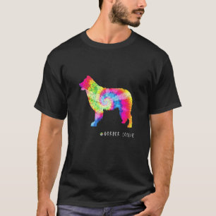 Border Collie Puppy Pet Dog Owner Hippy Tie Dye T-Shirt