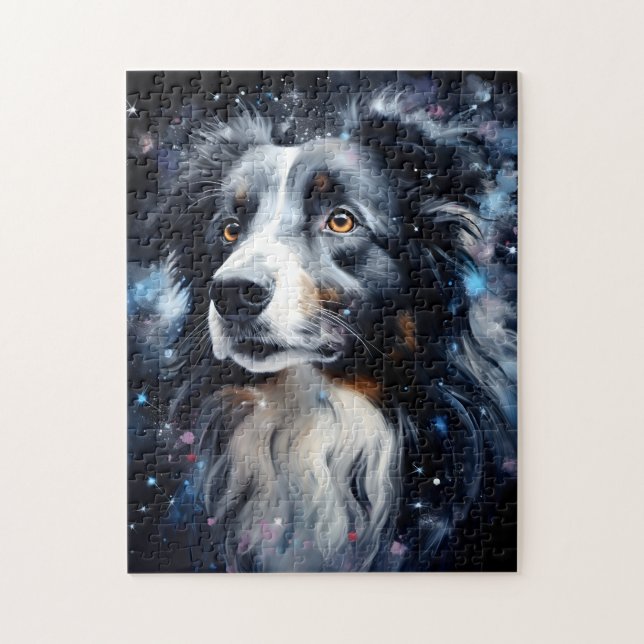 Border Collie Puzzle (Vertical)