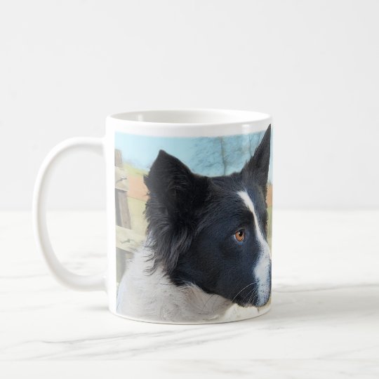 Border Collie Ranch Dog Coffee Mug