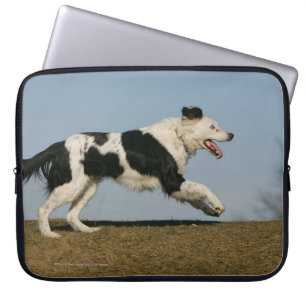 Border Collie Running 2 Laptop Sleeve