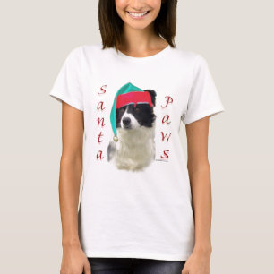 Border Collie Santa Paws T-Shirt