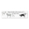 Border Collie & Sheep Herding Bumper Sticker