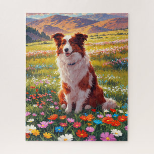 Border Collie Shepherd Dog Jigsaw Puzzle