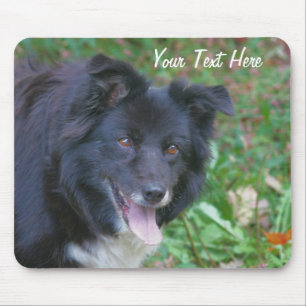 Border Collie Smiling Cut Dog Mousepad