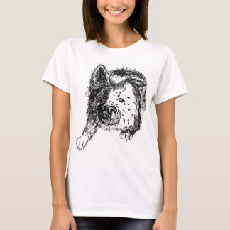 Border collie staredown transp T-Shirt