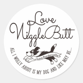 Border collie sticker