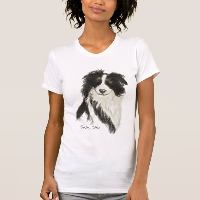 Border Collie T Shirt (Front)