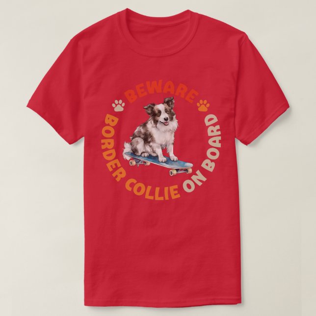 Border Collie T-Shirt (Design Front)