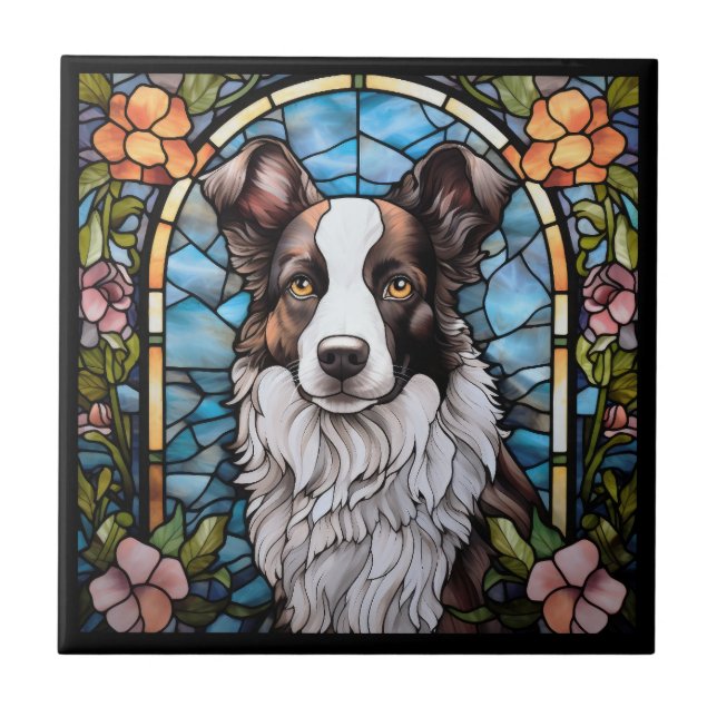 Border Collie Tile (Front)