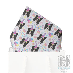 Border Collie Tissue Paper 