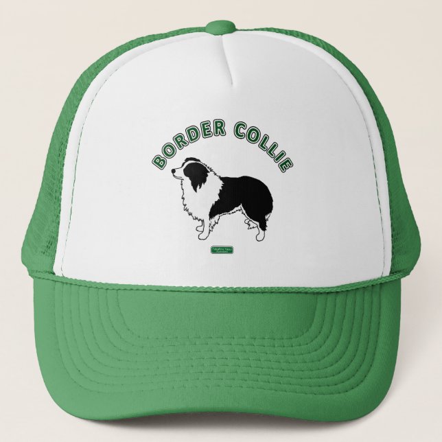 Border Collie Trucker Hat (Front)
