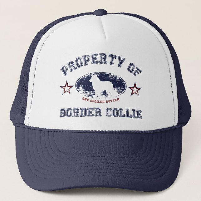 Border Collie Trucker Hat (Front)