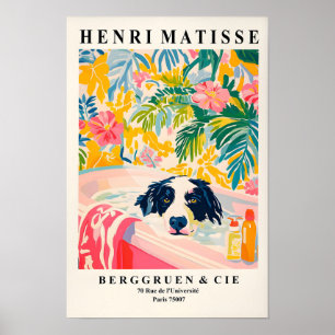 Border Collie Wall Art, Aesthetic Poster, Funny Ba Poster