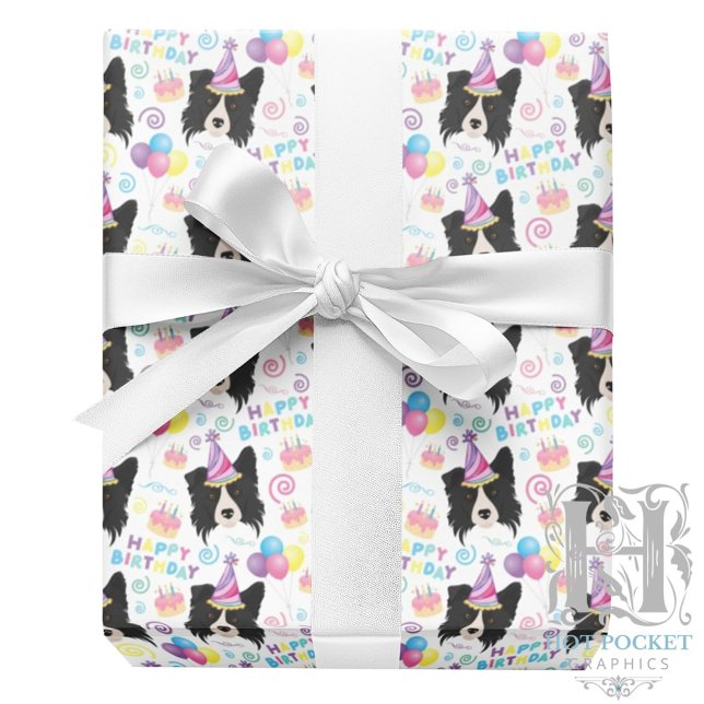 Border Collie Wrapping Paper (Creator Uploaded)