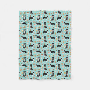 Border Collies Coffee Blanket