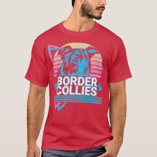 Border Collies Retro T-Shirt