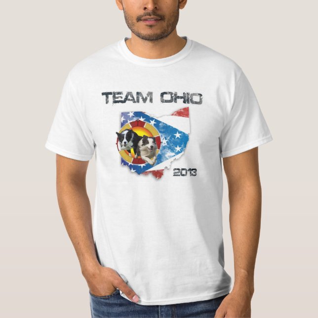 Border Collies "The Force" and "Raven" T-shirts (Front)