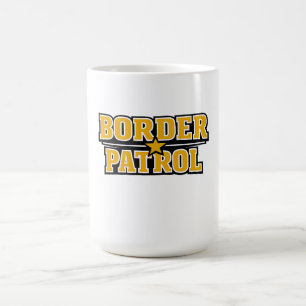 Border Patrol Bold Text Badge Coffee Mug
