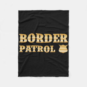 Border Patrol Diy Halloween Costume  Fleece Blanket