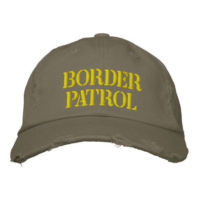 BORDER PATROL MAKING AMERICA GREAT AGAIN EMBROIDERED HAT (Front)
