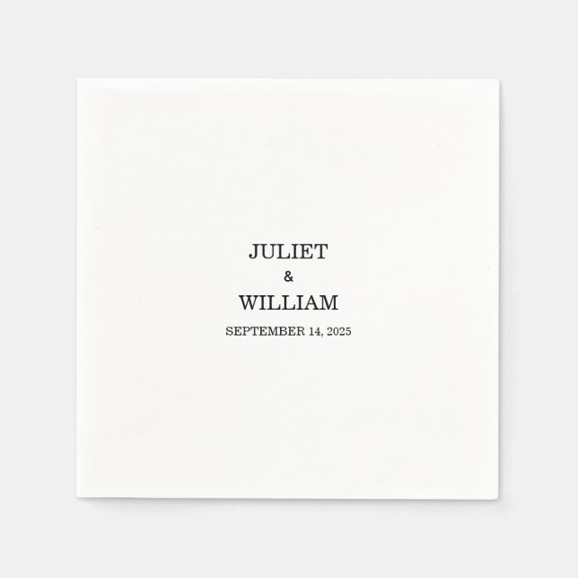 Border Picture Frames Photo Most Popular Wedding Napkin (Front)