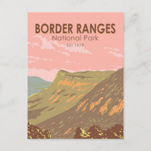 Border Ranges National Park Australia Vintage Postcard