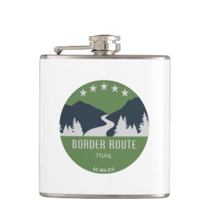 Border Route Trail Minnesota Hip Flask