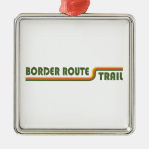 Border Route Trail Minnesota Metal Tree Decoration