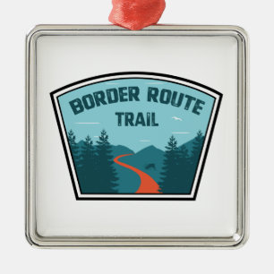 Border Route Trail Minnesota Metal Tree Decoration