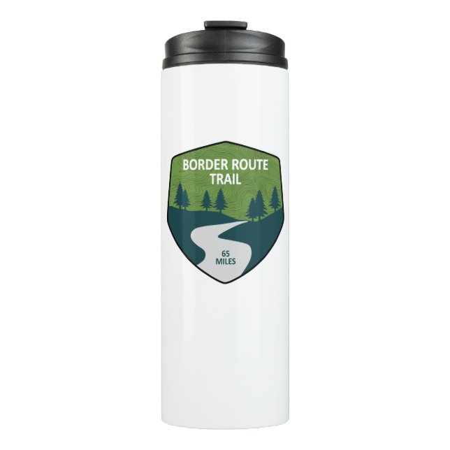 Border Route Trail Minnesota Thermal Tumbler (Front)