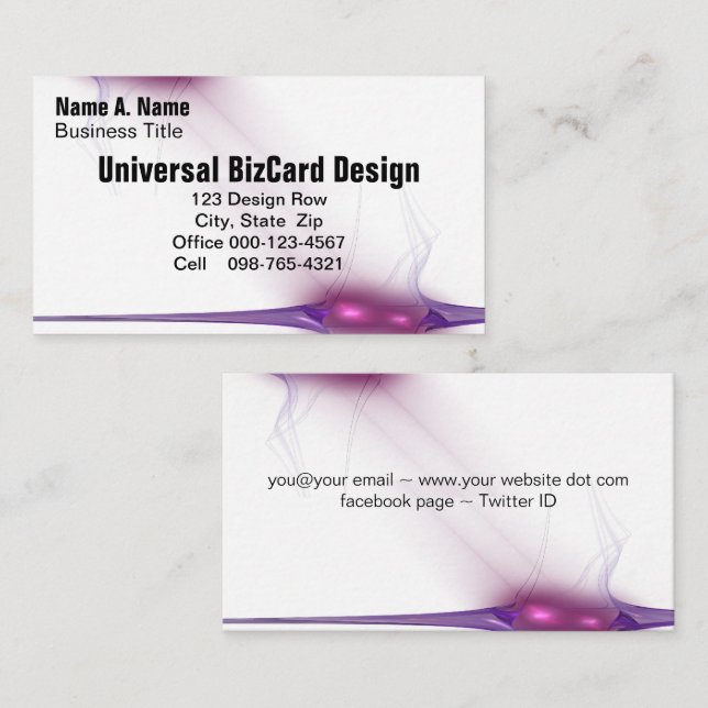 Border Streaks Business Card (Front/Back)
