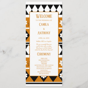 Border Stripe Flower Diamond Boho Floral Pattern Programme