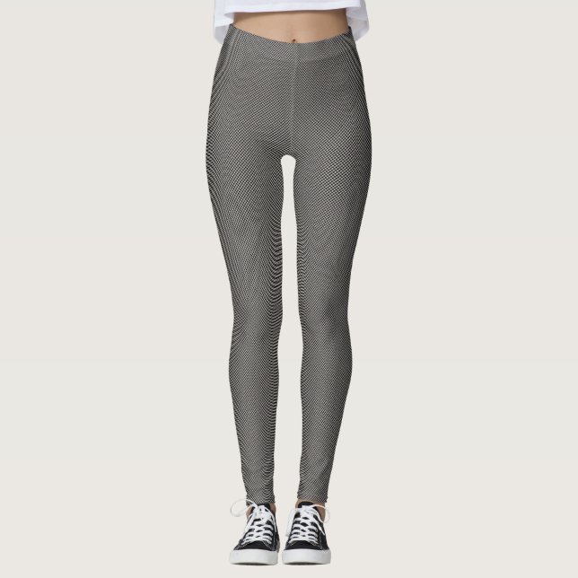 Border Tartan Shepherd Plaid Leggings (Front)