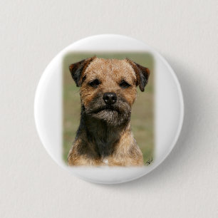 Border Terrier 9Y325D-038 6 Cm Round Badge