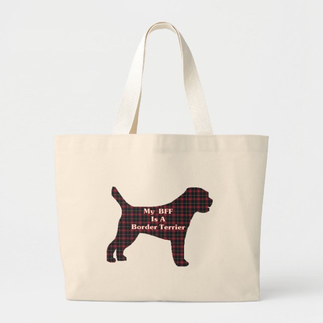 Border Terrier BFF Tote Bag (Front)
