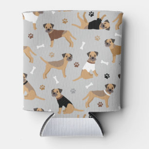 Border Terrier Bones and Paws Can Cooler
