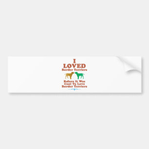 Border Terrier Bumper Sticker