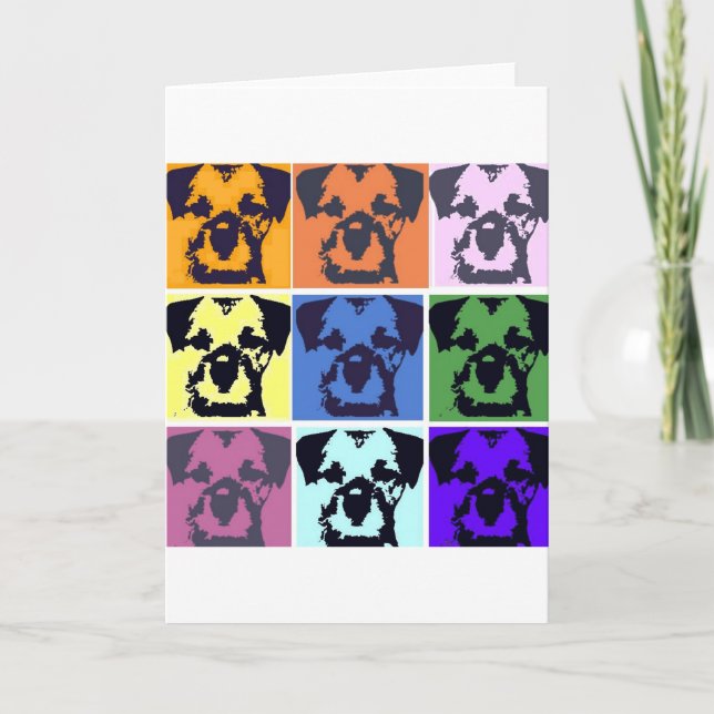 Border Terrier Card (Front)