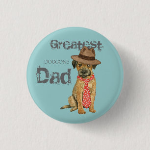 Border Terrier Dad 3 Cm Round Badge